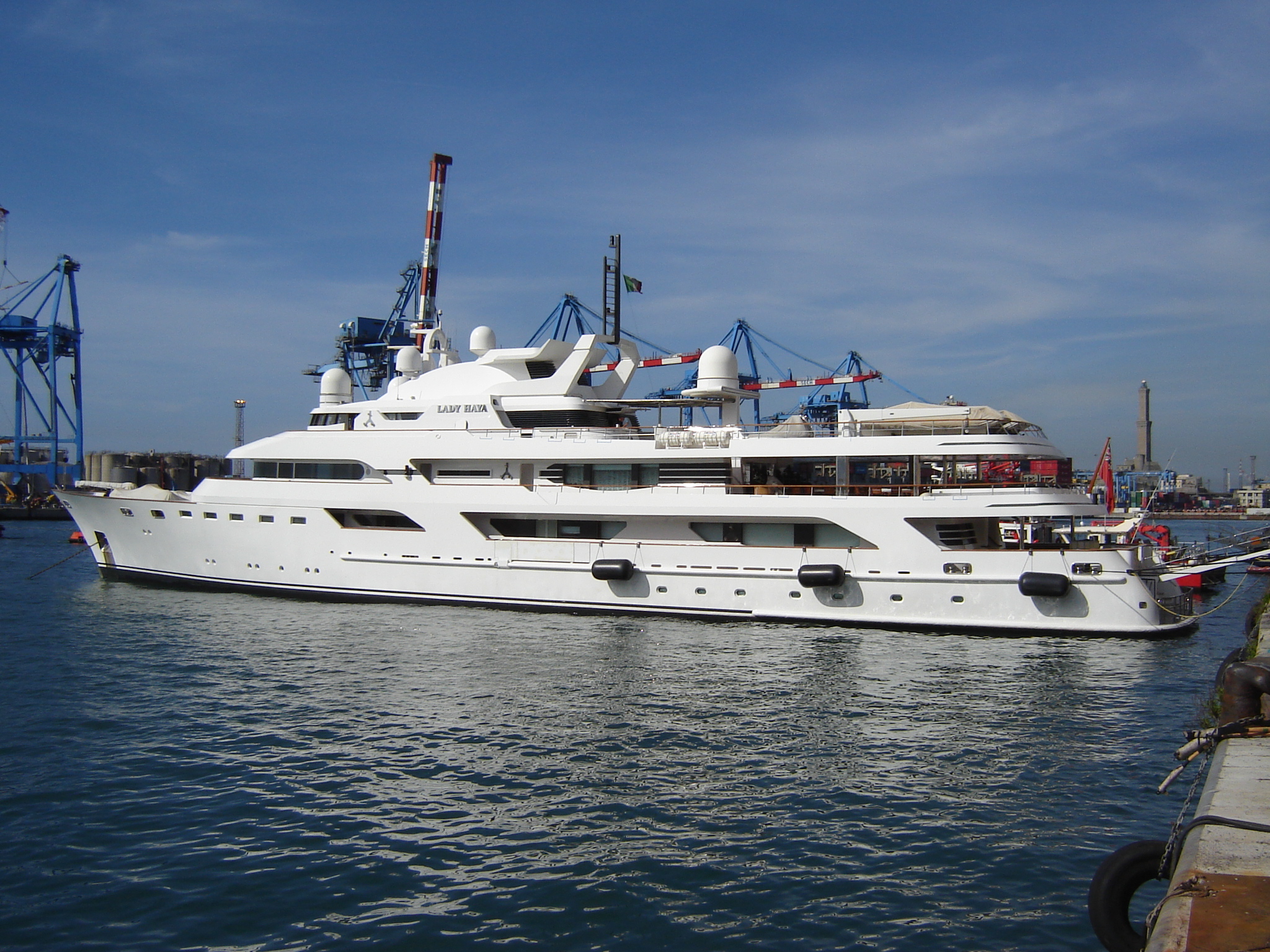 lady haya yacht location